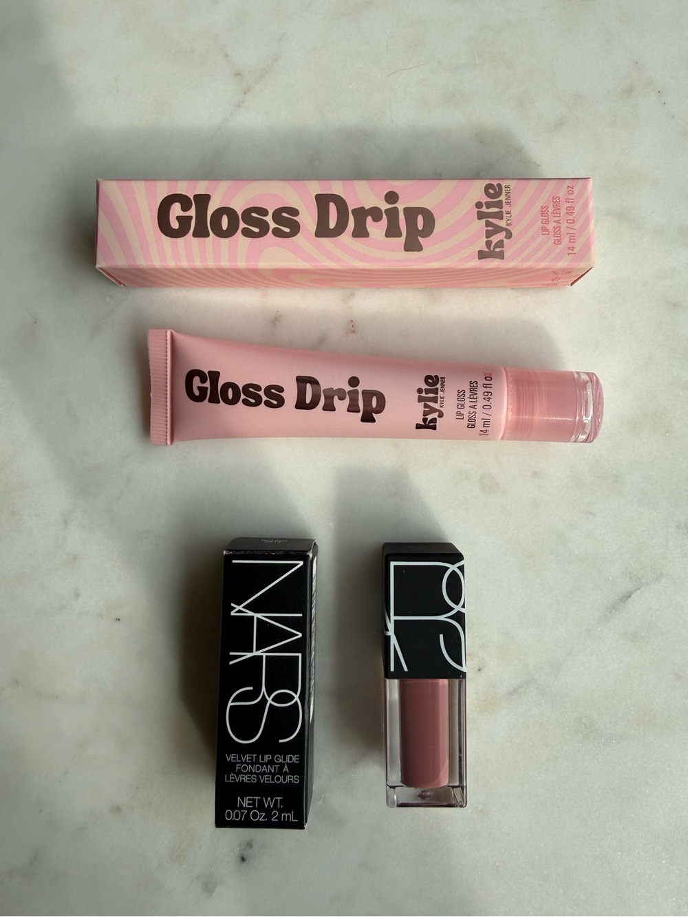 NARS Velvet Lip Glide Liquid Lipstick & Pink Gloss Drip Duo